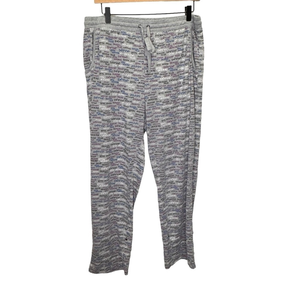 Pennington's Desse Spell Out Pajama Pants Size 1x Loungewear